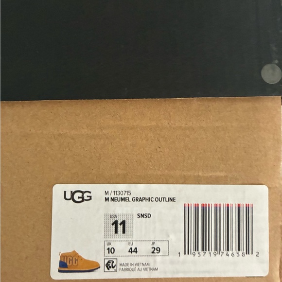 UGG Yellow and Blue Casual Boots main image 4